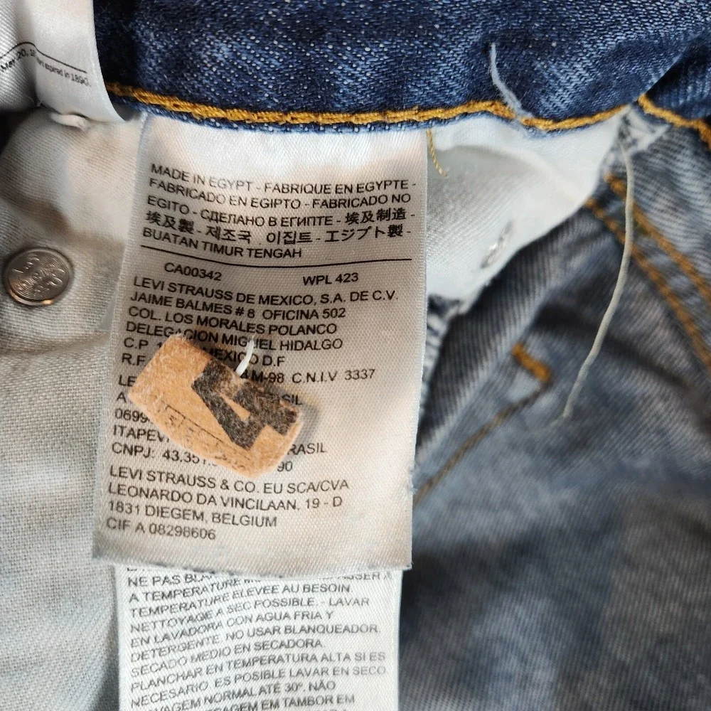 Levi's 559 Jeans‎ Men's 38X30 (Fits 39x29) Blue Denim Pockets Straight Leg